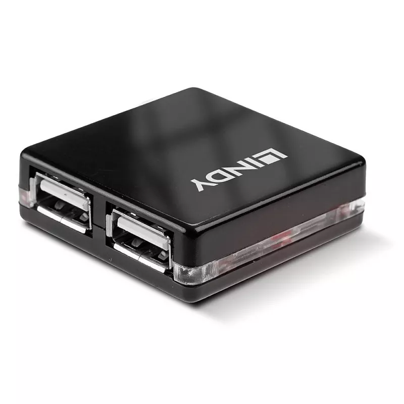 USB-jaotur Lindy 4 Port USB 2.0 Mini Hub