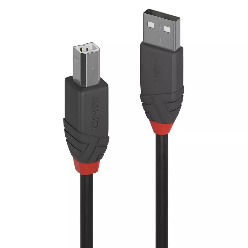 Lindy 7,5 m USB 2.0 tüüp A-B kaabel, Anthra Line