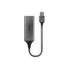 Lindy USB 3.0 Gigabit Ethernet muundur, juhtmega, USB, Ethernet, 5000 Mbit/s, hõbedane