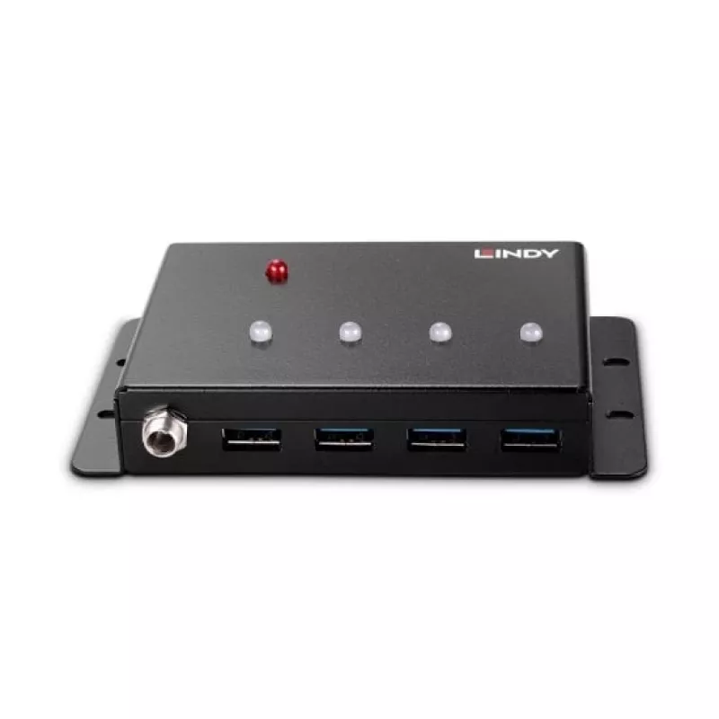 USB Hub Lindy 4 Port USB 3.0 Metal Hub