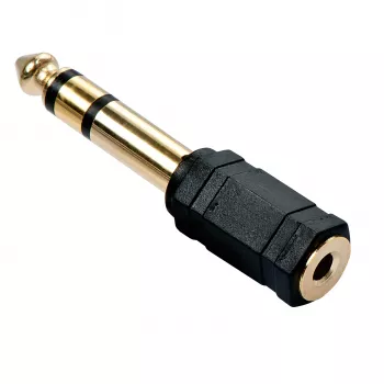 Lindy adapter 3,5 mm stereopistikupesa emane 6,3 mm stereopistikule isane
