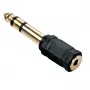 Lindy adapter 3,5 mm stereopistikupesa emane 6,3 mm stereopistikule isane