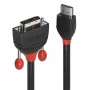 Lindy 5 m HDMI-DVI-kaabel, must sari