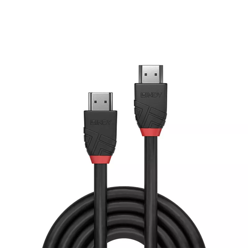 Lindy 10 m standardne HDMI-kaabel Must Line HDMI 2.0 10,2 Gbit/s