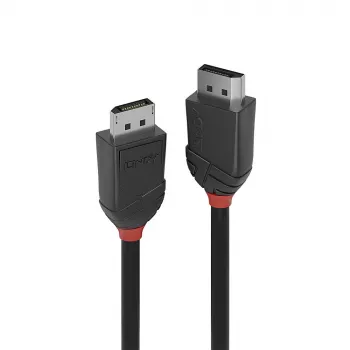 Lindy 1,5 m DisplayPort 1.2 kaabel, Must Line