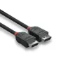 Lindy 1,5 m DisplayPort 1.2 kaabel, Must Line