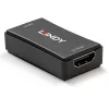 Lindy 50m HDMI 4K30 repiiter, HDCP 2.2, AV-vastuvõtja, juhtmega, must, HDCP