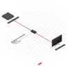 Lindy 50m HDMI 4K30 repiiter, HDCP 2.2, AV-vastuvõtja, juhtmega, must, HDCP