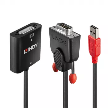 VGA-DVI-D-muundur Lindy 38184