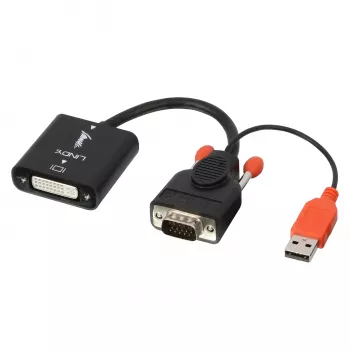 VGA-DVI-D-muundur Lindy 38184