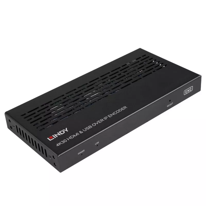 AV-saatja Lindy 4K30 HDMI ja USB IP-süsteemi kohal – kooder 3840 x 2160 pikslit