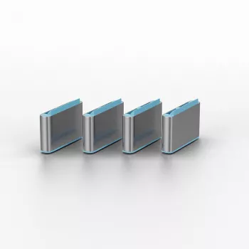 Pordiblokeerija Lindy USB Type C pordiblokeerijad ilma võtmeta, pakis 10 tk, sinine