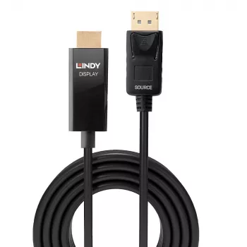 Lindy 1m Active DisplayPort to HDMI kaabel HDR-iga