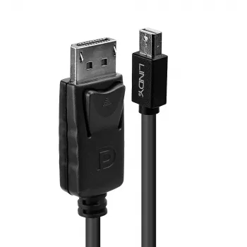 Lindy 3 m Mini DisplayPort isane DisplayPort isasele, must