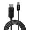 Lindy 3 m Mini DisplayPort isane DisplayPort isasele, must
