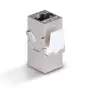 Võrgukaabel Lindy CAT 6A Emapesa Ühendusmuhv Keystone RJ-45 Lame Metallik 1 tk