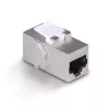 Võrgukaabel Lindy CAT 6A Emapesa Ühendusmuhv Keystone RJ-45 Lame Metallik 1 tk