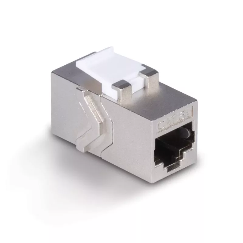 Võrgukaabel Lindy CAT 6A Emapesa Ühendusmuhv Keystone RJ-45 Lame Metallik 1 tk