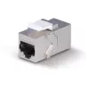 Võrgukaabel Lindy CAT 6A Emapesa Ühendusmuhv Keystone RJ-45 Lame Metallik 1 tk