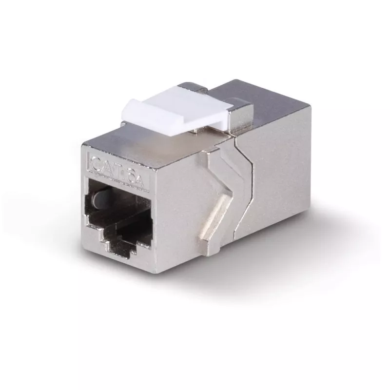 Võrgukaabel Lindy CAT 6A Emapesa Ühendusmuhv Keystone RJ-45 Lame Metallik 1 tk