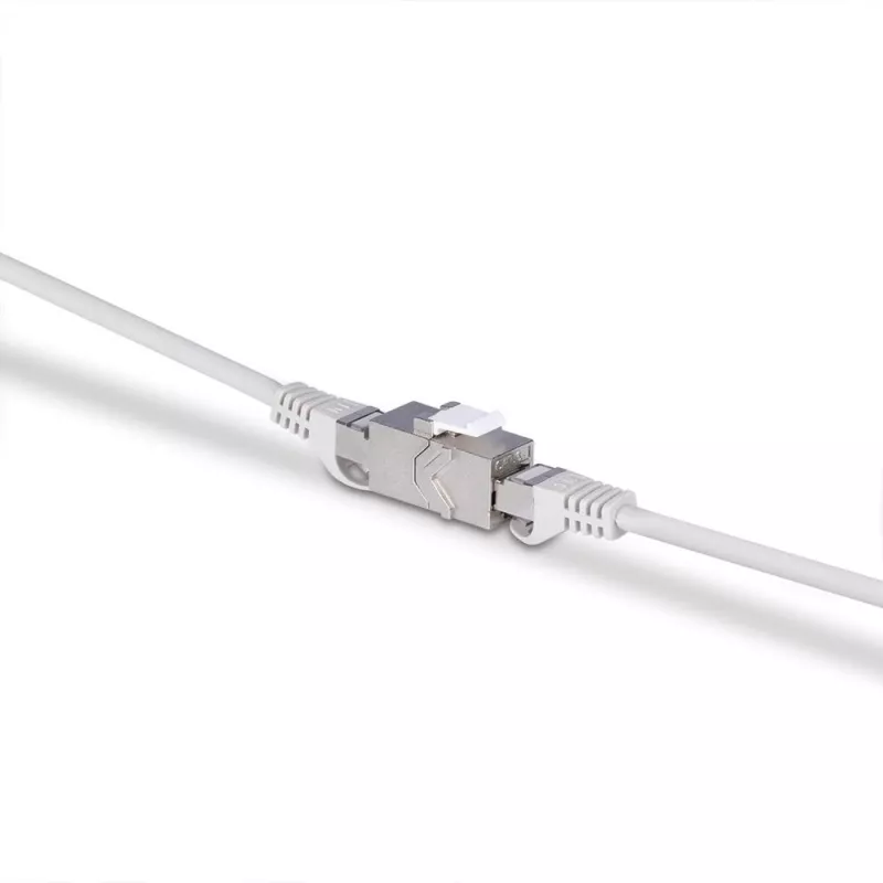 Võrgukaabel Lindy CAT 6A Emapesa Ühendusmuhv Keystone RJ-45 Lame Metallik 1 tk