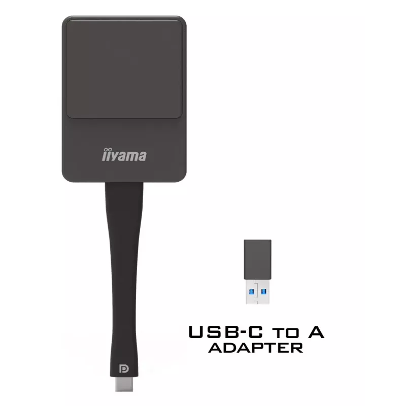 iiyama WP D002C nutiteleri pulk USB 4K Ultra HD Must, Hõbedane