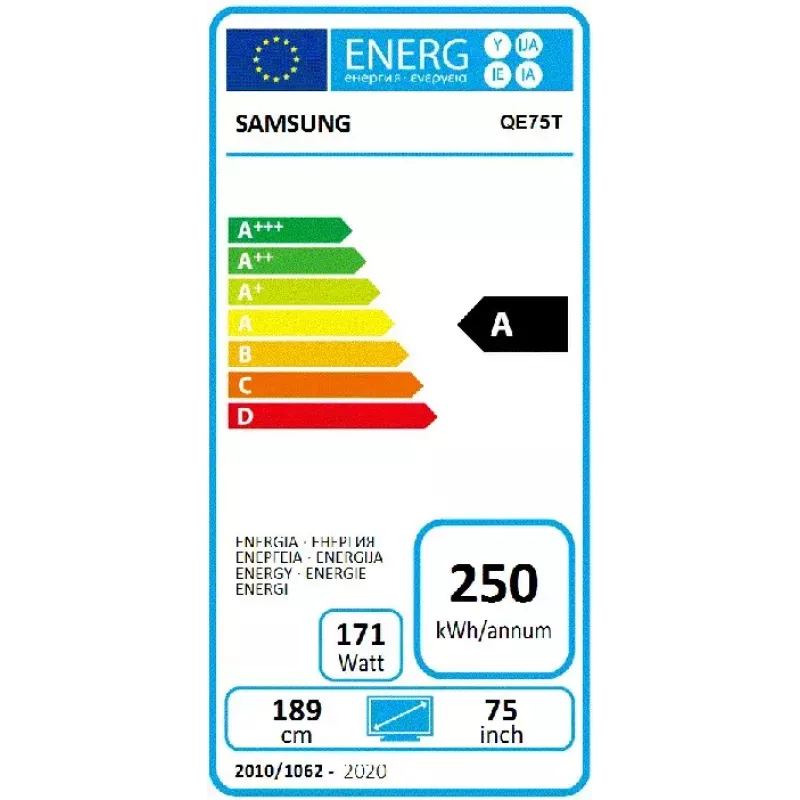 Samsung QE75T digitaalne infotabloo lamepaneel 190.5 cm (75 tolli) LCD 300 cd/m² 4K Ultra HD must Tizen 4.0