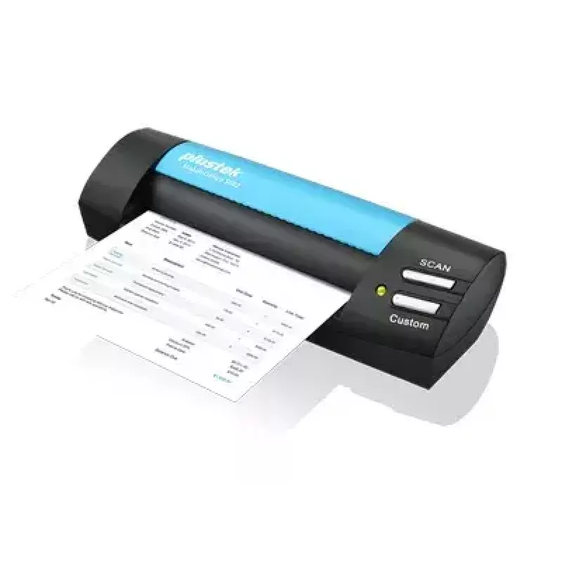 Plustek MobileOffice S602 visiitkaardiskanner 1200 x 1200 DPI A6 Must, Sinine