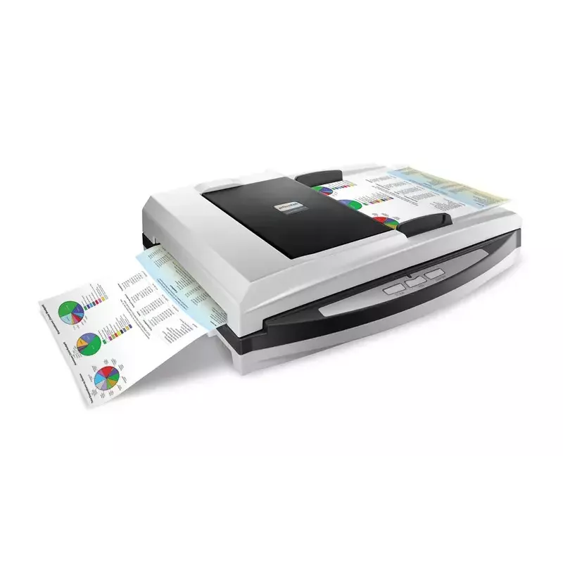Plustek SmartOffice PL4080 ADF lame- ja ADF-skanner 600 x 600 DPI A4 must, hall