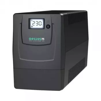 ONLINE USV-Systeme YUNTO Smile 800 liin-interaktiivne 0,8 kVA 480 W 2 vahelduvvoolupistikut 9 Ah aku LCD torn