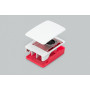 Raspberry Pi 5 korpus, punane/valge, jahutusventilaatoriga (SC1159)