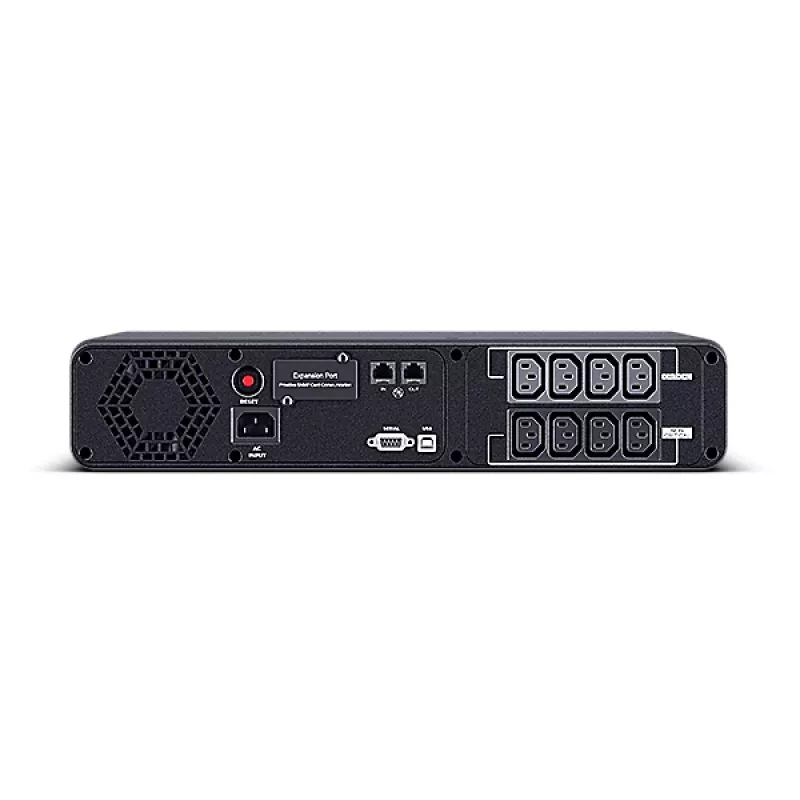 CyberPower CP1600EIPFCRM2U katkematu toiteallikas (UPS) Line-Interactive 1,6 kVA 1000 W 8 vahelduvvoolu pistikupesa