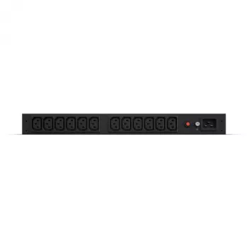 CyberPower PDU20BHVIEC12R toitejaotusseade (PDU) 12 vahelduvvoolu pistikupesa 1U must