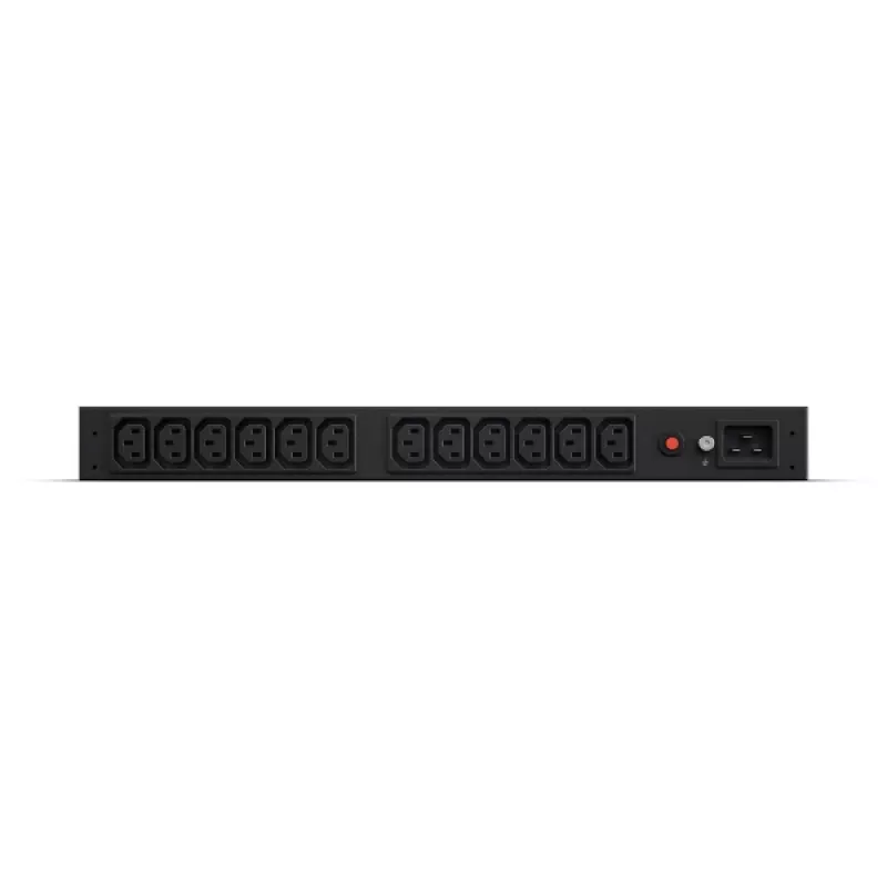 CyberPower PDU20BHVIEC12R toitejaotusseade (PDU) 12 vahelduvvoolu pistikupesa 1U must