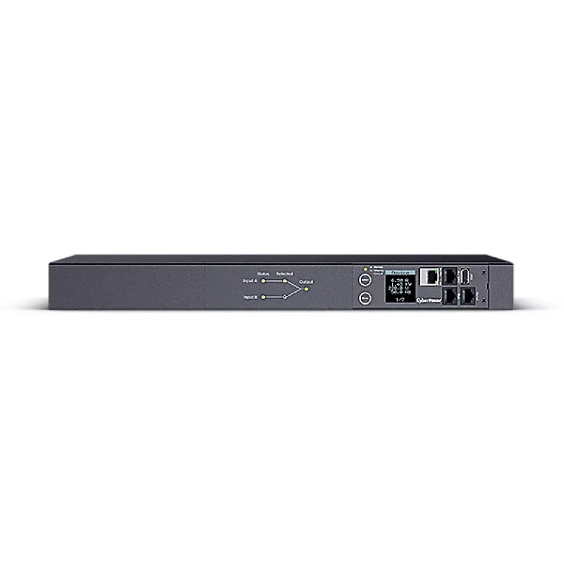 CyberPower PDU44004 toitejaotusseade (PDU) 12 vahelduvvoolu pistikupesa 1U must