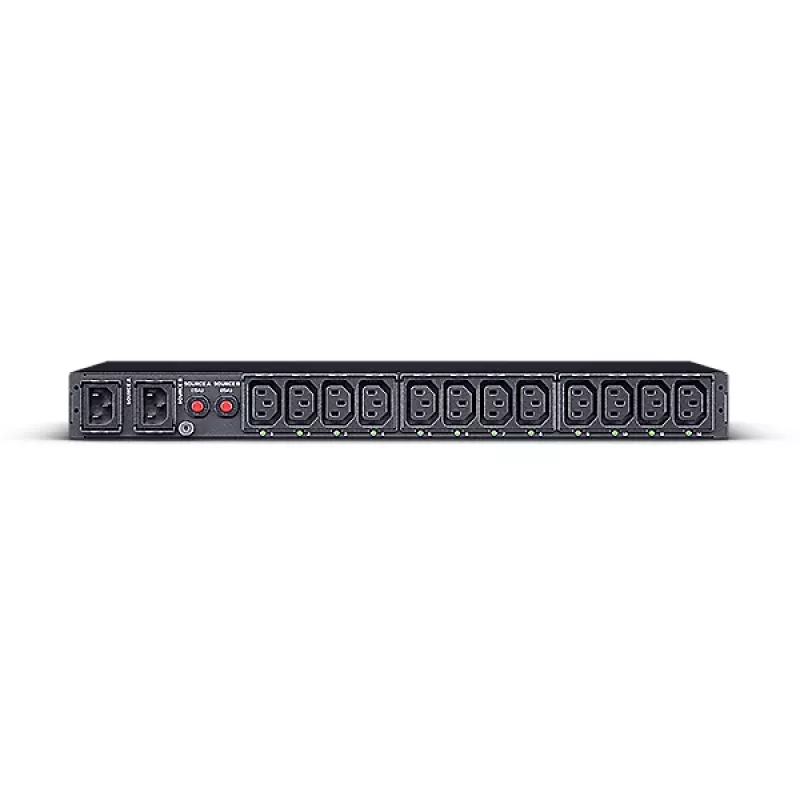 CyberPower PDU44004 toitejaotusseade (PDU) 12 vahelduvvoolu pistikupesa 1U must