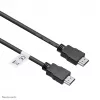 Neomounts HDMI25MM HDMI-kaabel – 7,5 meetrit, 7,5 m, 10,2 Gbit/s, must