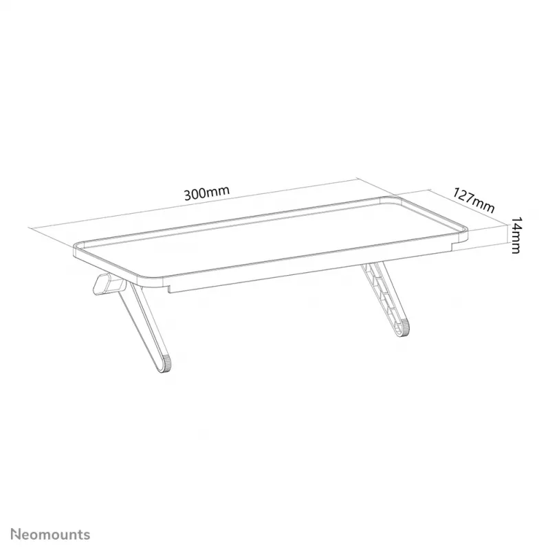 Neomounts AWL28-220BL1 multimeedia hoidik - universaalne