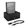 ICY BOX 2-pesaline dokkimis- ja kloonimisjaam 2,5-tollistele või 3,5-tollistele SATA-ketastele USB 3.0 hostiga