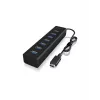 ICY BOX IB-HUB1700-C3 USB 3.2 Gen 1 (3.1 Gen 1) USB-C 5000 Mbit/s Must