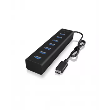 ICY BOX IB-HUB1700-C3 USB 3.2 Gen 1 (3.1 Gen 1) USB-C 5000 Mbit/s Must