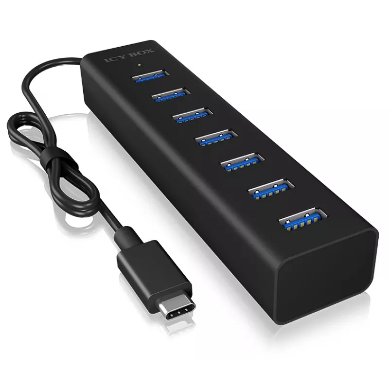 ICY BOX IB-HUB1700-C3 USB 3.2 Gen 1 (3.1 Gen 1) USB-C 5000 Mbit/s Must