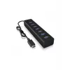 ICY BOX IB-HUB1700-C3 USB 3.2 Gen 1 (3.1 Gen 1) USB-C 5000 Mbit/s Must