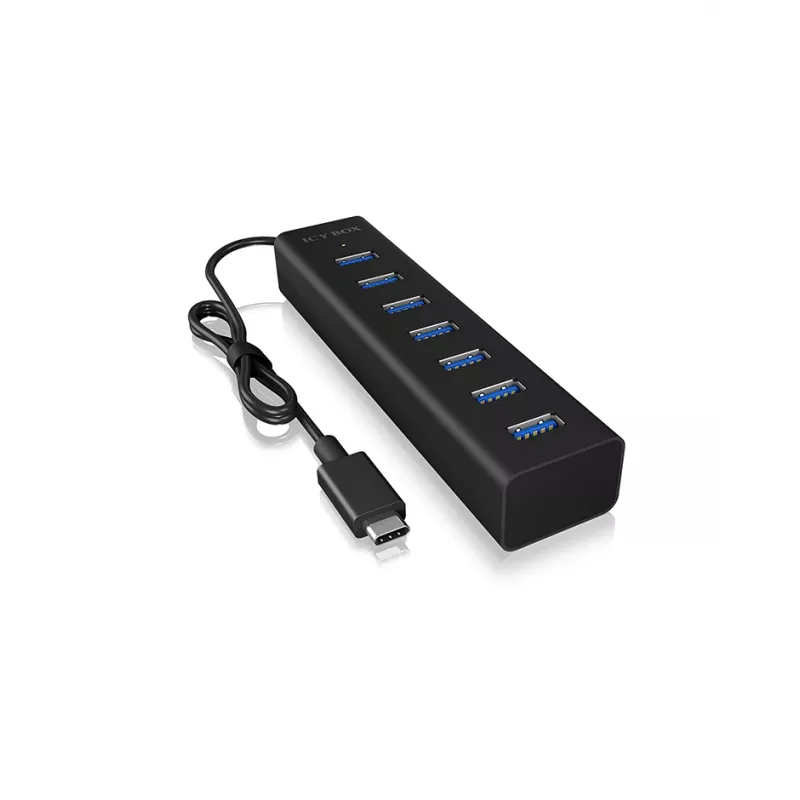 ICY BOX IB-HUB1700-C3 USB 3.2 Gen 1 (3.1 Gen 1) USB-C 5000 Mbit/s Must