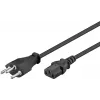 Toitekaabel Goobay 93617 Must 2m SEV 1011 IEC C13