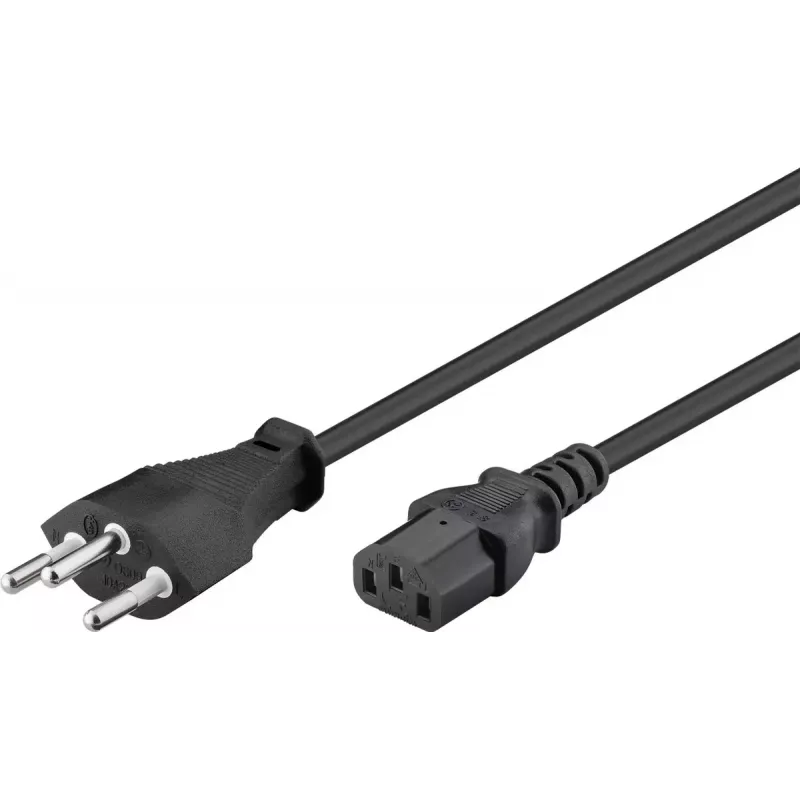 Toitekaabel Goobay 93617 Must 2m SEV 1011 IEC C13