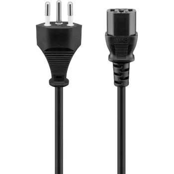 Toitekaabel Goobay 93617 Must 2m SEV 1011 IEC C13