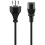 Toitekaabel Goobay 93617 Must 2m SEV 1011 IEC C13