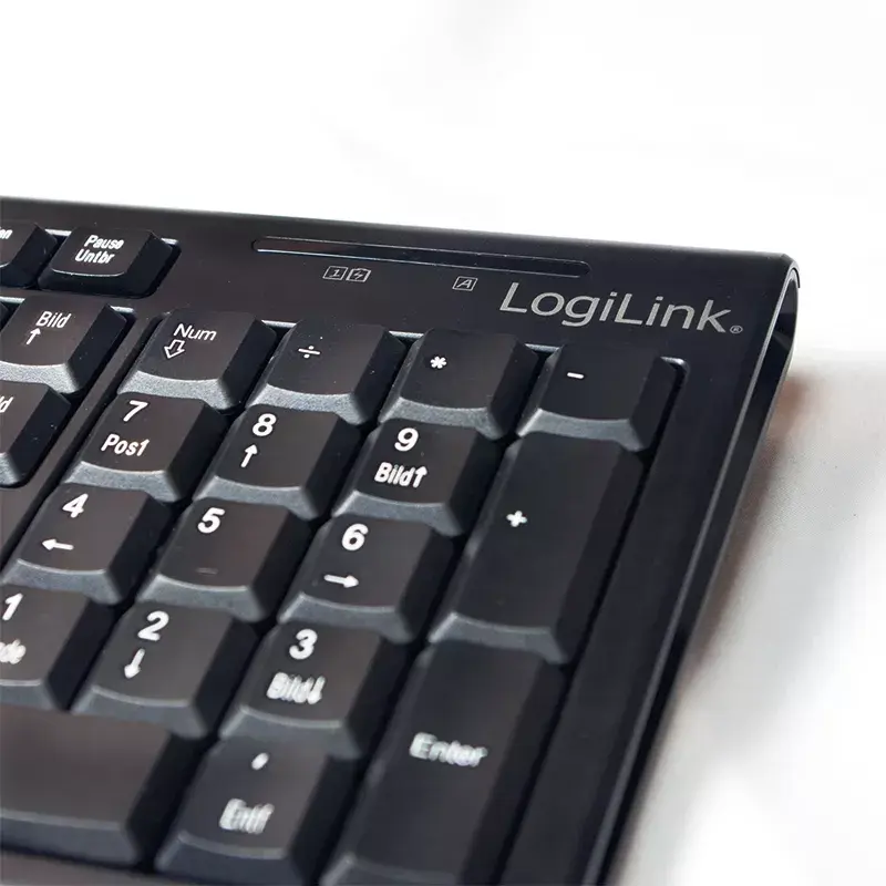 Juhtmevaba klaviatuuri ja hiire komplekt LogiLink ID0104 must