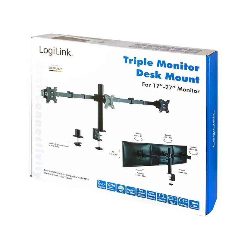 Monitorikinnitus LogiLink BP0107 81,3 cm (32 tolli) lauale must